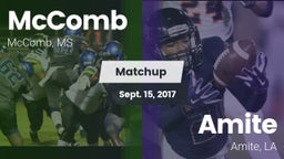 Matchup: McComb  vs. Amite  2017