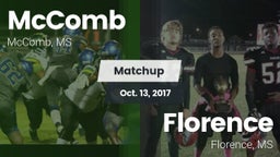 Matchup: McComb  vs. Florence  2017