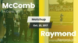 Matchup: McComb  vs. Raymond  2017