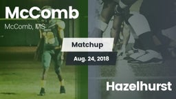 Matchup: McComb  vs. Hazelhurst  2018