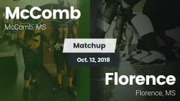Matchup: McComb  vs. Florence  2018