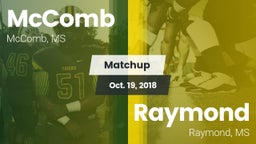 Matchup: McComb  vs. Raymond  2018
