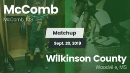 Matchup: McComb  vs. Wilkinson County  2019