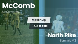 Matchup: McComb  vs. North Pike  2019