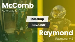 Matchup: McComb  vs. Raymond  2019