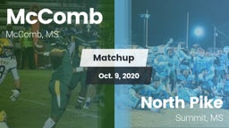 Matchup: McComb  vs. North Pike  2020