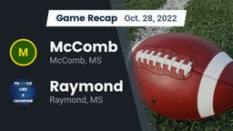 Recap: McComb  vs. Raymond  2022