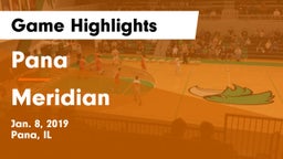 Pana  vs Meridian  Game Highlights - Jan. 8, 2019