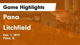 Pana  vs Litchfield  Game Highlights - Feb. 1, 2019