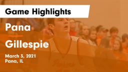 Pana  vs Gillespie  Game Highlights - March 3, 2021