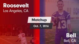 Matchup: Roosevelt High vs. Bell  2016