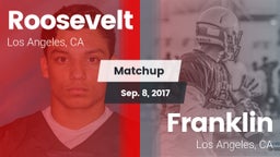 Matchup: Roosevelt High vs. Franklin  2017