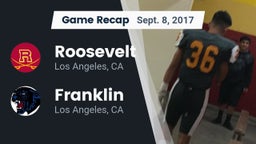 Recap: Roosevelt  vs. Franklin  2017
