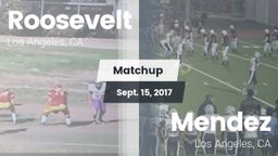 Matchup: Roosevelt High vs. Mendez  2017