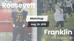 Matchup: Roosevelt High vs. Franklin  2018