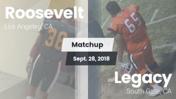 Matchup: Roosevelt High vs. Legacy  2018