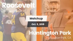 Matchup: Roosevelt High vs. Huntington Park  2018