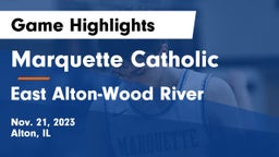 Marquette Catholic  vs East Alton-Wood River  Game Highlights - Nov. 21, 2023