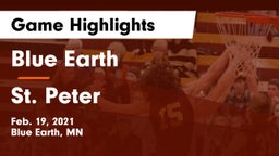 Blue Earth  vs St. Peter  Game Highlights - Feb. 19, 2021