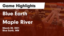 Blue Earth  vs Maple River  Game Highlights - March 20, 2021