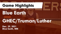 Blue Earth  vs GHEC/Truman/Luther Game Highlights - Dec. 29, 2021