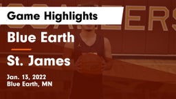 Blue Earth  vs St. James  Game Highlights - Jan. 13, 2022
