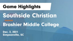 Southside Christian  vs Brashier Middle College Game Highlights - Dec. 2, 2021
