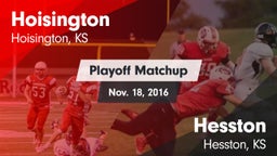 Matchup: Hoisington High vs. Hesston  2016