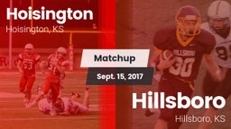 Matchup: Hoisington High vs. Hillsboro  2017