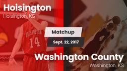 Matchup: Hoisington High vs. Washington County  2017