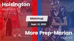 Matchup: Hoisington High vs. More Prep-Marian  2018