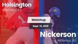 Matchup: Hoisington High vs. Nickerson  2019