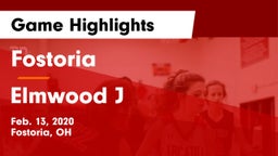 Fostoria  vs Elmwood J Game Highlights - Feb. 13, 2020