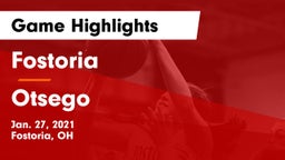 Fostoria  vs Otsego  Game Highlights - Jan. 27, 2021