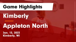 Kimberly  vs Appleton North  Game Highlights - Jan. 13, 2023