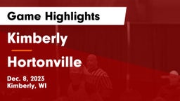 Kimberly  vs Hortonville  Game Highlights - Dec. 8, 2023