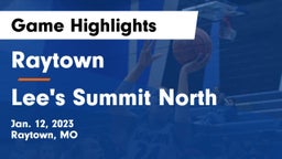 Raytown  vs Lee's Summit North  Game Highlights - Jan. 12, 2023