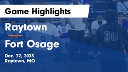 Raytown  vs Fort Osage  Game Highlights - Dec. 22, 2023