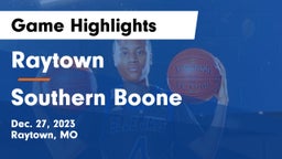 Raytown  vs Southern Boone  Game Highlights - Dec. 27, 2023