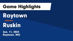 Raytown  vs Ruskin  Game Highlights - Jan. 11, 2024