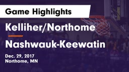 Kelliher/Northome  vs Nashwauk-Keewatin Game Highlights - Dec. 29, 2017