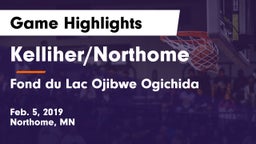 Kelliher/Northome  vs Fond du Lac Ojibwe Ogichida Game Highlights - Feb. 5, 2019