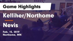 Kelliher/Northome  vs Nevis  Game Highlights - Feb. 15, 2019