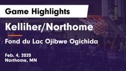 Kelliher/Northome  vs Fond du Lac Ojibwe Ogichida Game Highlights - Feb. 4, 2020