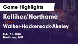 Kelliher/Northome  vs Walker-Hackensack-Akeley  Game Highlights - Feb. 11, 2020