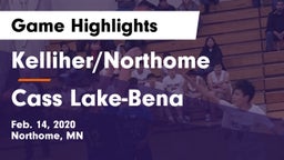 Kelliher/Northome  vs Cass Lake-Bena Game Highlights - Feb. 14, 2020