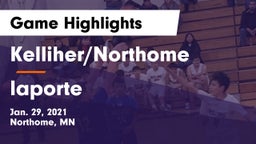 Kelliher/Northome  vs laporte Game Highlights - Jan. 29, 2021