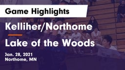 Kelliher/Northome  vs Lake of the Woods  Game Highlights - Jan. 28, 2021