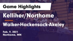 Kelliher/Northome  vs Walker-Hackensack-Akeley  Game Highlights - Feb. 9, 2021