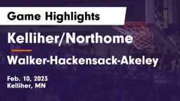 Kelliher/Northome  vs Walker-Hackensack-Akeley  Game Highlights - Feb. 10, 2023